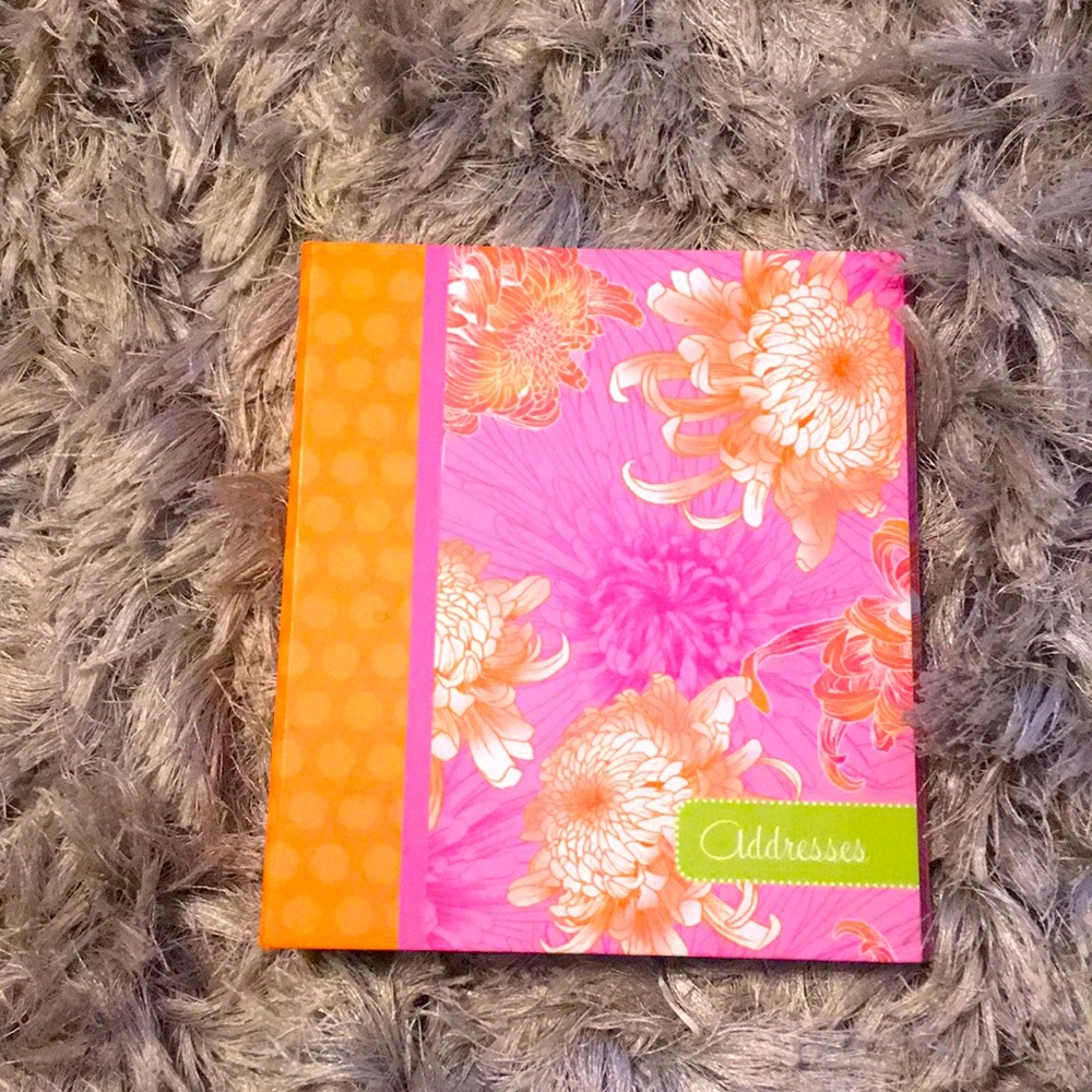 Address book FREE with purchase